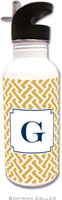 Personalized Water Bottles by Boatman Geller (Stella Gold)