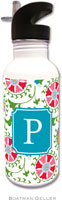 Personalized Water Bottles by Boatman Geller (Suzani Preset)