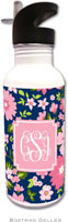Boatman Geller - Personalized Water Bottles (Caroline Floral Pink Preset)