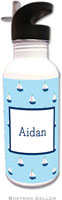 Personalized Water Bottles by Boatman Geller (Little Sailboat)