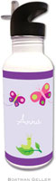 Personalized Water Bottles by Boatman Geller (Butterfly)