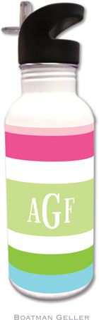 Personalized Water Bottles by Boatman Geller (Espadrille Preppy) Personalized Water Bottles by Boatman Geller (Espadrille Preppy)
