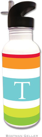 Personalized Water Bottles by Boatman Geller (Espadrille Bright)