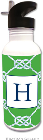 Personalized Water Bottles by Boatman Geller (Nautical Knot Kelly) Personalized Water Bottles by Boatman Geller (Nautical Knot Kelly)