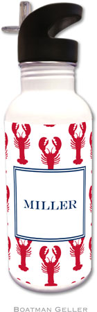 Personalized Water Bottles by Boatman Geller (Lobsters Red) Personalized Water Bottles by Boatman Geller (Lobsters Red)