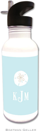 Personalized Water Bottles by Boatman Geller (Sand Dollar)