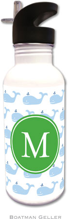 Personalized Water Bottles by Boatman Geller (Whale Repeat Preset) Personalized Water Bottles by Boatman Geller (Whale Repeat Preset)