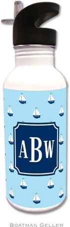 Personalized Water Bottles by Boatman Geller (Little Sailboat Preset) Personalized Water Bottles by Boatman Geller (Little Sailboat Preset)