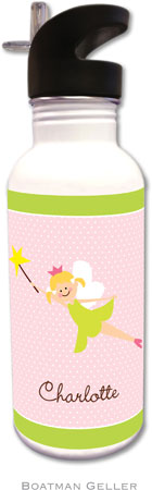 Personalized Water Bottles by Boatman Geller (Fairy Portrait)