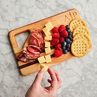 Personalized Easy Cheese Serving Board by Carved Solutions