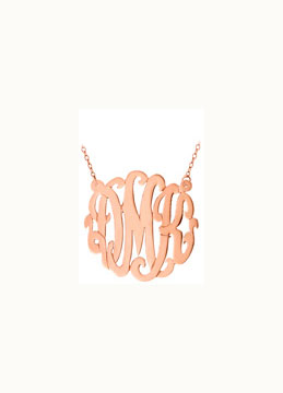Rose Gold Vermeil Split Chain Necklace Rose Gold Vermeil Split Chain Necklace