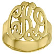 Gold Vermeil Cutout Ring