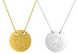 Monogrammed Sycamore Necklace