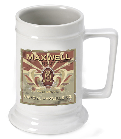 Beer Steins - Cigar Mono Beer Steins - Cigar Mono