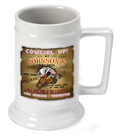 Beer Steins - Cow Girl Beer Steins - Cow Girl
