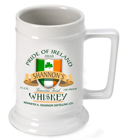 Beer Steins - Irish Whiskey Beer Steins - Irish Whiskey