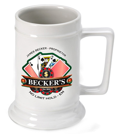 Beer Steins - Poker Beer Steins - Poker