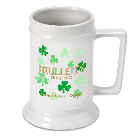 Beer Steins - Raining Clovers Beer Steins - Raining Clovers