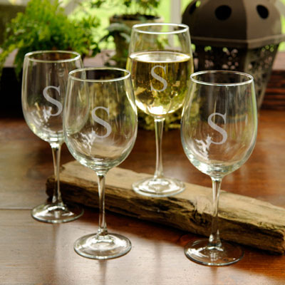 Set of 4 White Wine Glasses (19 oz)