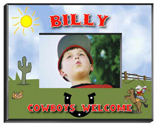 Personalized Children's Frames - Cowboys