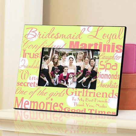 Bridesmaid Frame - Polka Dot Green Bridesmaid Frame - Polka Dot Green