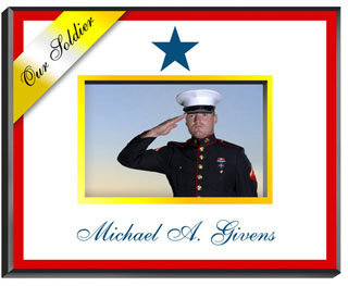 Blue Star Military Family Frame - Horizontal Blue Star Military Family Frame - Horizontal