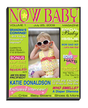 Baby Girl Magazine Frame Baby Girl Magazine Frame