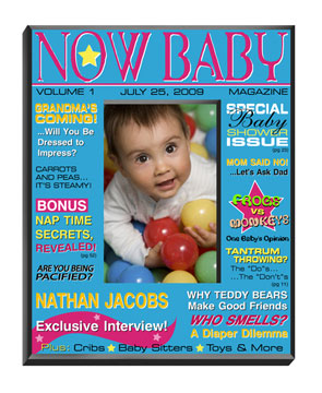 Baby Boy Magazine Frame