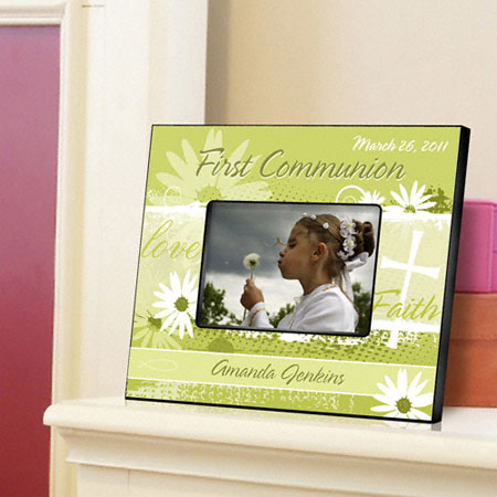 First Communion Frame - Daisy Communion