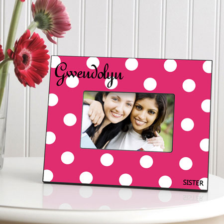 Polka Dot Picture Frame - Tutti Frutti Polka Dot Picture Frame - Tutti Frutti