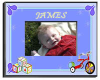 Personalized Children's Frames - Blocks Boy