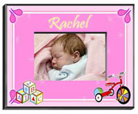 Personalized Children's Frames - Blocks Girl