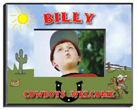 Personalized Children's Frames - Cowboys
