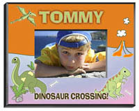 Personalized Children's Frames - Dinosaur