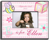 Personalized Children's Frames - Girly Bee