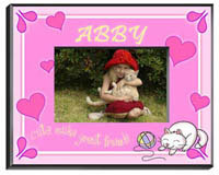 Personalized Children's Frames - Kitten