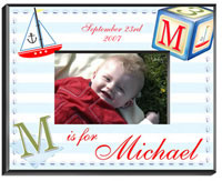 Personalized Children's Frames - Sailor Boy