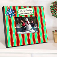 Holiday Frames - Stripes Red