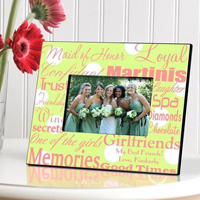Maid of Honor Frame - Green Dots