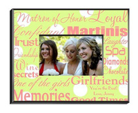 Matron of Honor Frame - Green Dots