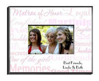 Matron of Honor Frame - Shades Pink