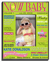 Baby Girl Magazine Frame