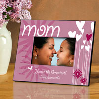 Hearts and Flowers Frame - Mom