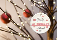 Our First Christmas Ornament - Style 1