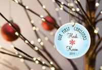 Our First Christmas Ornament - Style 7