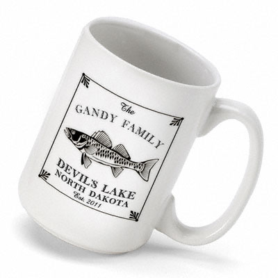 Cabin Series Coffee Mug - Walleye Cabin Series Coffee Mug - Walleye