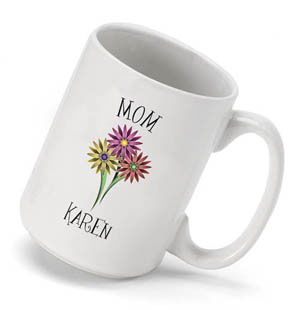 Bouquet Coffee Mug - Mom