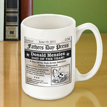 Father's Day Headline Coffee Mug Father's Day Headline Coffee Mug