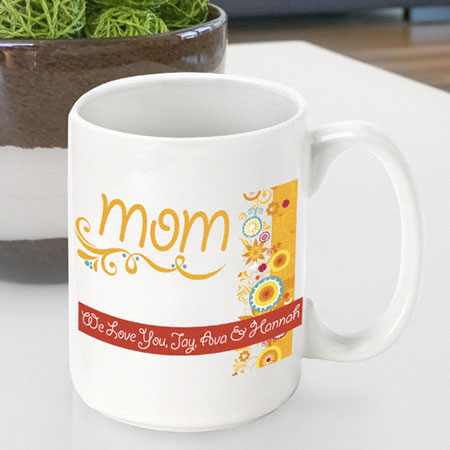 Mother's Day Coffee Mug - Sunshine Flowers Mother's Day Coffee Mug - Sunshine Flowers