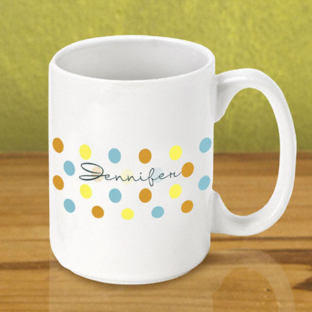 Gleeful Coffee Mug - Dots